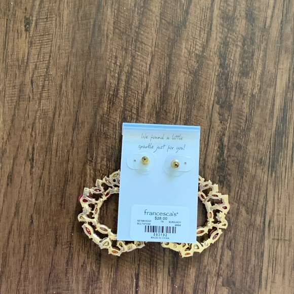 Francesca’s collection crystal earring